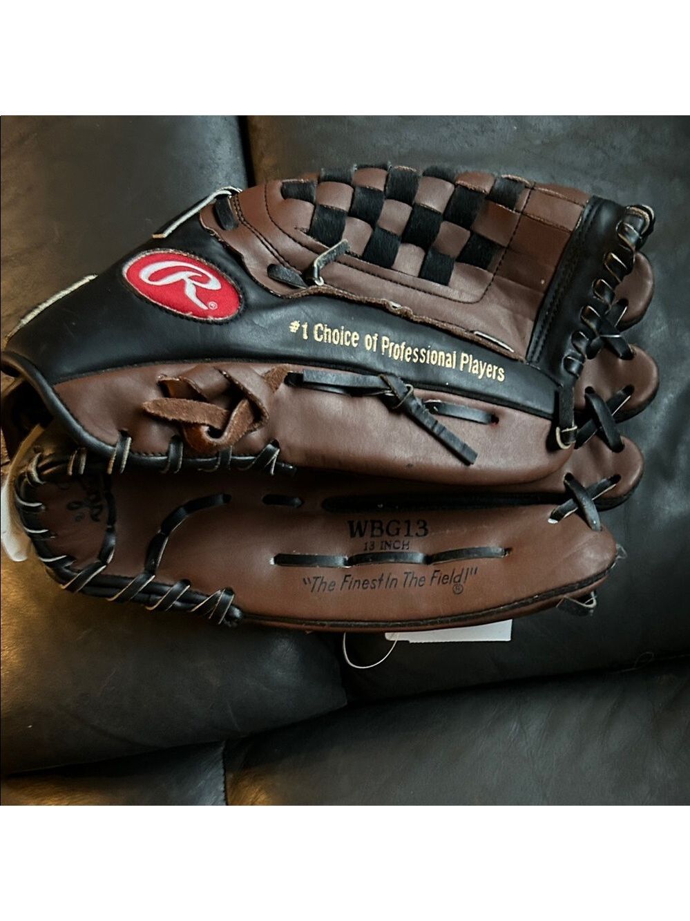 Rawlings Black and Brown Men's Baseball Glove